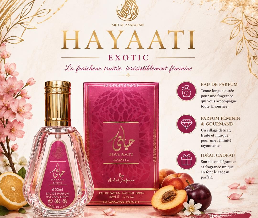 Hayaati Exotic Ard Al Zaafaran EDP 50 ml - Imagen 2