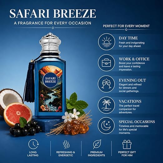 Safari Breeze French Avenue Extrait de Parfum 100 ml - Imagen 4